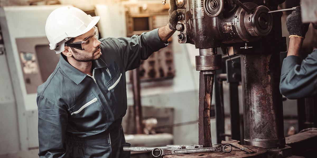 Maintenance, inspection and servicing of a machine