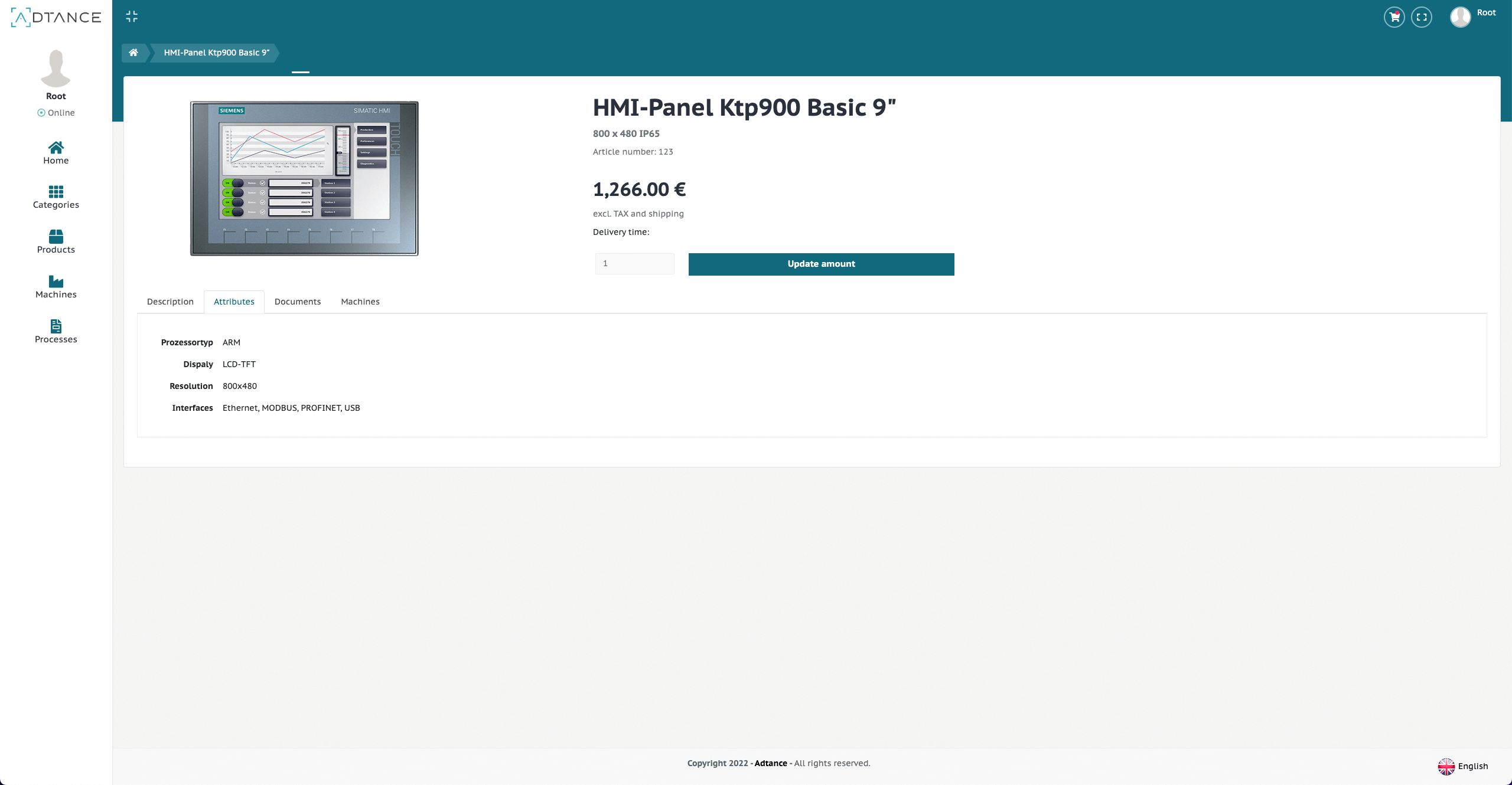Digitaler Ersatzteilkatalog mit ADTANCE Parts