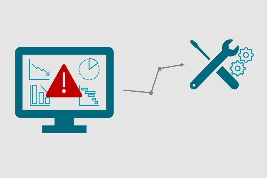 Frühzeitige Warnung bei potentiellen Problemen mit ADTANCE Predictive Maintenance