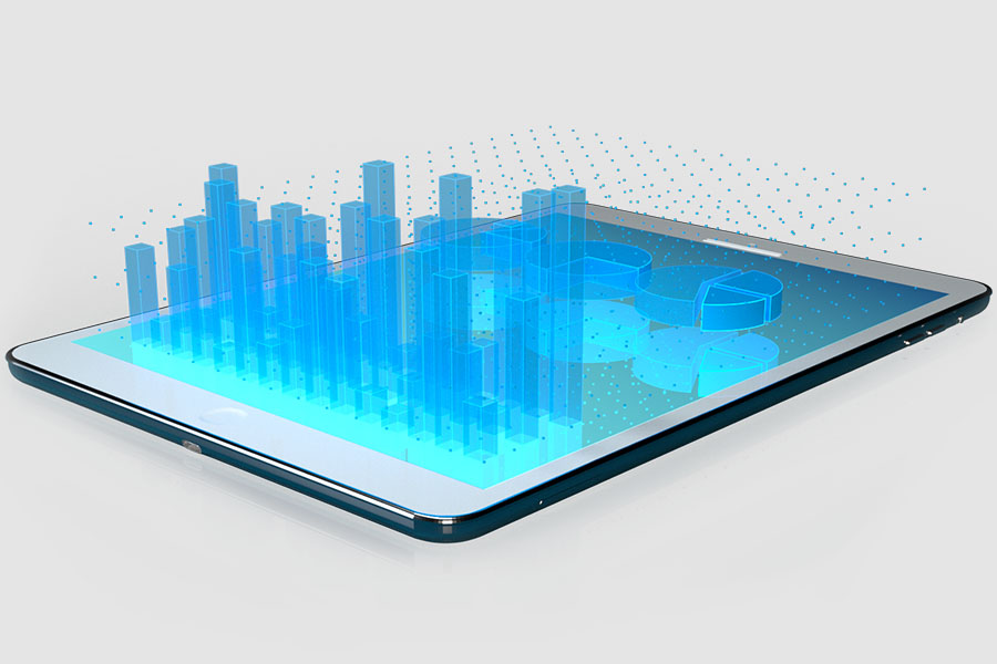 Mit ADTANCE Process Visualisation und Monitoring können alle benötigten maschinen Daten eingesehen werden