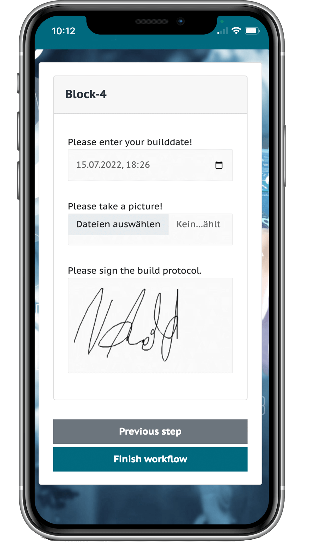 ADTANCE Workflow demo step 2